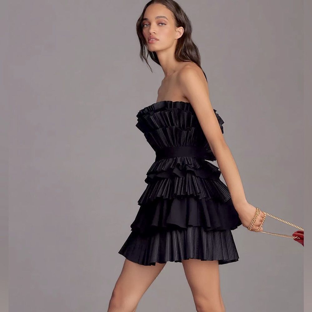 Anthropologie Acler Elsher Ruffle Mini Dress NWT